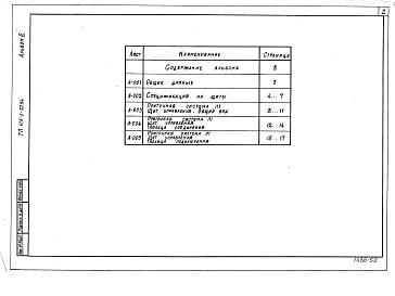 Состав альбома. Типовой проект 416-5-30.84Альбом 2  Задание заводу-изготовителю     