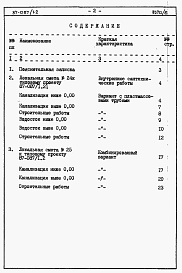 Состав альбома. Типовой проект 87-087/1.2Альбом 8 Часть 8.85 раздел 8.3 Сметы и ведомости потребности в материалах для варианта внутренней канализации и водостоков с применением пластмассовых труб