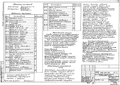 Состав альбома. Типовой проект 272-014-14сАльбом 1 Схема генплана, пояснительная записка