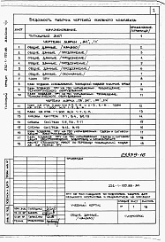 Состав альбома. Типовой проект 232-1-155.88Альбом 8 Проектная документация по переводу помещений подвала на режим ПРУ