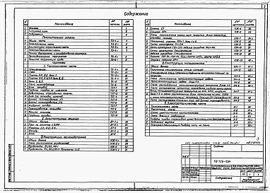 Состав альбома. Типовой проект 708-12.84Альбом 1  Пояснительная записка, технологическая, архитектурно-строительная и электротехническая части.     