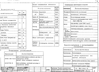 Состав альбома. Типовой проект 184-000-17Альбом 3 Хозяйственная постройка. Архитектурно-строительные чертежи, электроснабжение