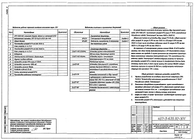 Состав альбома. Типовой проект 407-3-635.92Альбом 2 Электротехнические чертежи. Строительные чертежи. Электротехнические чертежи. Строительные чертежи. Отопление, вентиляция