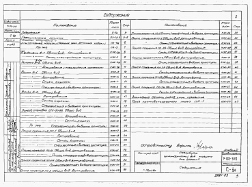 Состав альбома. Типовой проект 7-02-310Альбом 3 Сборные железобетонные изделия