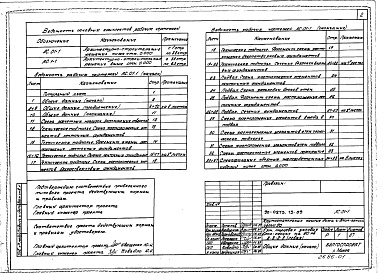 Состав альбома. Типовой проект 90-0273.13.89Альбом 1 АС.01-1 Архитектурно-строительные решения ниже отм. 0.000. АС.1-1 Архитектурно-строительные решения выше отм. 0.000