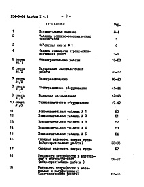 Состав альбома. Типовой проект 254-9-64Альбом 2 Сметы