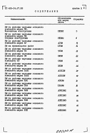 Состав альбома. Типовой проект 409-14-67.88Альбом 10  Ведомости потребности в материалах