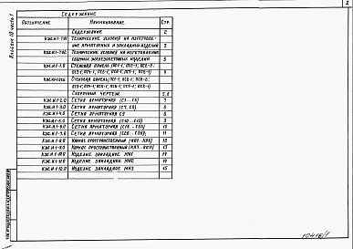 Состав альбома. Типовой проект 409-28-058.90Альбом 10 Строительные изделия.     Часть 1 Вариант в сборном керамзитобетоне.     Часть 2 Вариант в монолитном керамзитобетоне