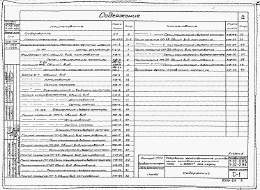 Состав альбома. Типовой проект 7-02-293Альбом 3 Сборные железобетонные изделия