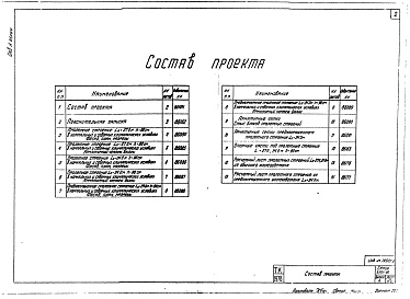 Состав альбома. Серия 3.501-112 ПешеходныеВыпуск 2 Пролетные строения пешеходных мостов длиной 24 и 27 м с высотой балок 90 см из обычного и преднапряженного железобетона с вариантом северного исполнения. Рабочие чертежи