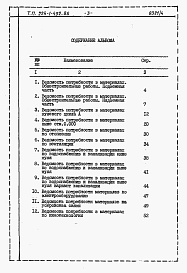 Состав альбома. Типовой проект 224-1-492.86Альбом 4 Ведомость потребности в материалах.     