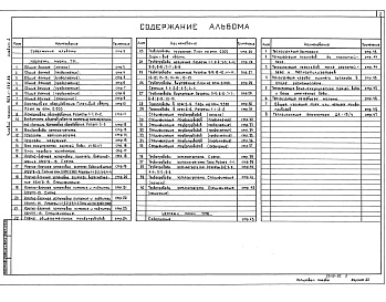 Состав альбома. Типовой проект 903-1-262.88Альбом 2 Тепломеханические решения