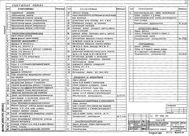 Состав альбома. Типовой проект 89-090.85Альбом 1 Архитектурно-строительные решения, отопление и вентиляция, внутренний водопровод и канализация, электротехническая часть, устройства связи, газоснабжение
