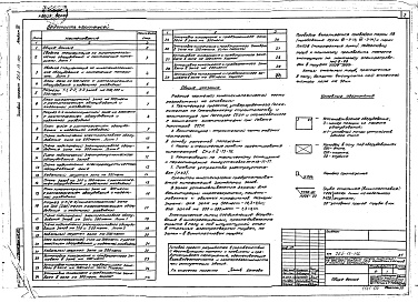 Состав альбома. Типовой проект 264-13-116Альбом 7 Кинотехнология