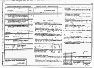 Состав альбома. Типовой проект У.814-2-35.96Альбом 5 Внутренние электрическое освещение. Силовое электрооборудование