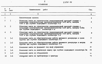 Состав альбома. Типовой проект 902-1-133.88Альбом 4 Сметы.     