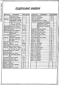 Состав альбома. Типовой проект 406-9-268.83 Альбом 1 Рабочие чертежи