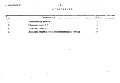 Состав альбома. Типовой проект 416-6-023.87Альбом 2 Сметы