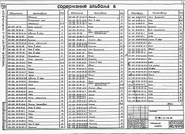 Состав альбома. Типовой проект 411-2-176.86Альбом 6  Нестандартизированное оборудование.      