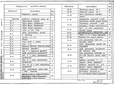 Состав альбома. Типовой проект 407-9-27.86Альбом 2 Архитектурно-строительные и санитарно-технические решения