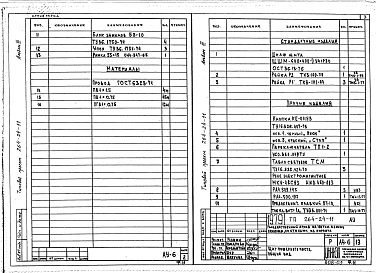 Состав альбома. Типовой проект 264-24-11Альбом 3 Задание заводам изготовителям