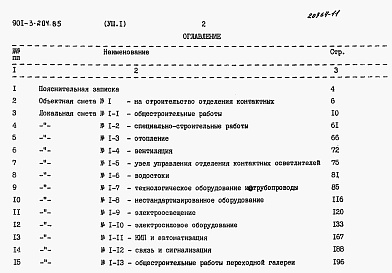 Состав альбома. Типовой проект 901-3-204.85Альбом 8 Сметы. Часть 1 — Отделение контактных осветлителей. Часть 2 — Отделение барабанных сеток.  