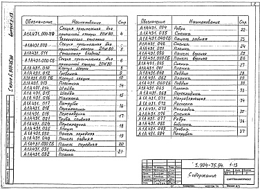 Состав альбома. Серия 5.904-75.94 КамерыВыпуск 1-13 Оросительная секция для приточной камеры 2ПК80. Рабочие чертежи