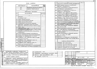 Состав альбома. Типовой проект 224-6-8.83Альбом 0 Материалы для привязки и чертежи нулевого цикла работ