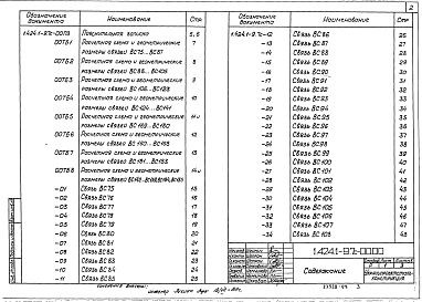 Состав альбома. Серия 1.424.1-9 КолонныВыпуск 7с Стальные связи по колоннам для зданий с расчетной сейсмичностью 7, 8 баллов. Рабочие чертежи