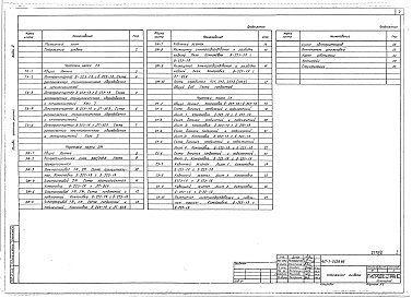 Состав альбома. Типовой проект 411-1-0129.86Альбом 2 Технологическая и электрическая части. Чертежи