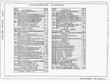 Состав альбома. Типовой проект 901-3-263.89Альбом 3 Архитектурные решения. Конструкции железобетонные. Конструкции металлические. Строительные изделия. Организация строительства