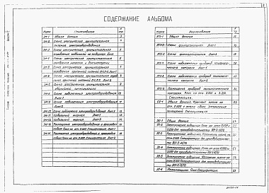 Состав альбома. Типовой проект 901-07-11.84Альбом 4 Электротехническая часть     