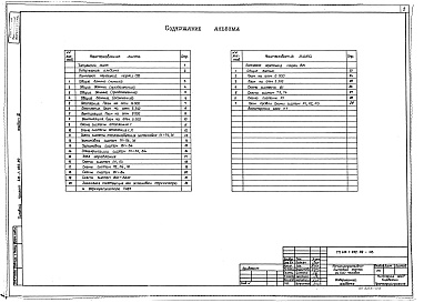 Состав альбома. Типовой проект 416-1-232.89Альбом 3 Отопление и вентиляция. Водопровод и канализация