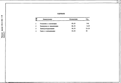Состав альбома. Типовой проект 224-1-594.2.88Альбом 10   Спецификация оборудования