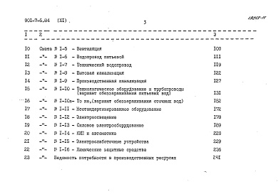 Состав альбома. Типовой проект 901-7-6.84Альбом 11 Сметы