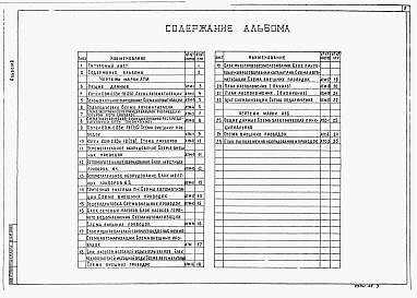 Состав альбома. Типовой проект 903-1-293.91Альбом 8 Автоматизация. Пожарная сигнализация          