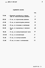 Состав альбома. Типовой проект 902-2-445.87Альбом 6 Ведомости потребности в материалах   