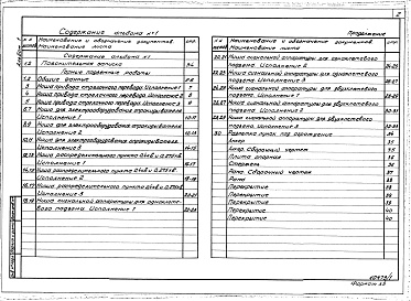 Состав альбома. Типовой проект У.403-1-061.92Альбом 1 Ниши околоствольного комплекса. Пояснительная записка. Горные подземные работы.