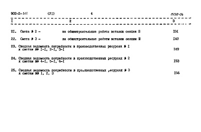 Состав альбома. Типовой проект 902-2-311Альбом 6 Сметы