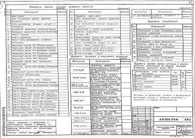 Состав альбома. Типовой проект А-IV-1200-479.90Альбом 4 КЖ2 Конструкции железобетонные (из типового проекта A-IV-1200-478.90)                      