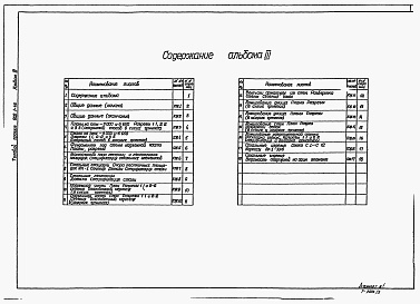 Состав альбома. Типовой проект 902-1-48Альбом 3 Архитектурно-строительные решения. Глубина заложения подводящего коллектора 4,0 м. Подземная часть
