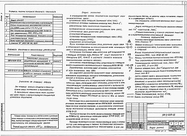 Состав альбома. Типовой проект 503-2-43.91Альбом 7  Автоматизация отопления и вентиляции. Автоматизация контроля загазованности     