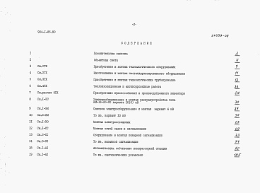 Состав альбома. Типовой проект 904-1-85.90Альбом 8 Сметы на технологические решения