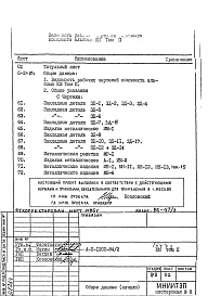 Состав альбома. Типовой проект А-II-1200-84/2КМ 2 Конструкции металлические 