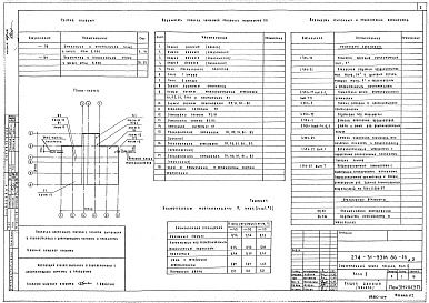 Состав альбома. Типовой проект 274-31-93м.86Альбом 2 Отопление и вентиляция, водопровод и канализация