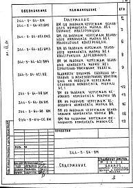 Состав альбома. Типовой проект 244-5-64Альбом 6 Ведомости потребности в материалах