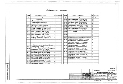 Состав альбома. Типовой проект 252-1-113Альбом 14  Лечебное газоснабжение. Технологическое оборудование
