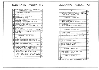 Состав альбома. Типовой проект 705-1-426.92Альбом 3 Архитектурные решения. Конструкции железобетонные. Конструкции металлические. Конструкции деревянные. Изделия строительные. Внутренние водопровод и канализация. Отопление и вентиляция.