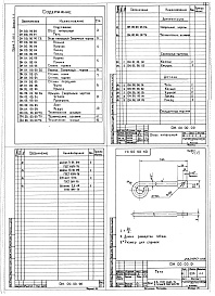 Состав альбома. Серия 7.411-1 ИзделияВыпуск 4-1 Отсос напольный. Рабочие чертежи