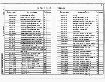 Состав альбома. Типовой проект А-IV-450-503.91Альбом 3 Строительные изделия    